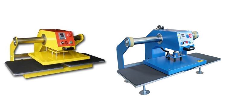double sided heat press machine actual picture