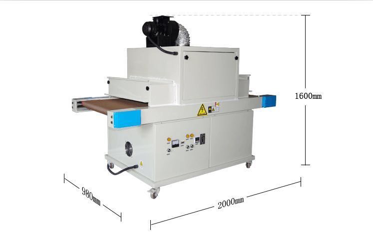 650 screen printing uv curing machine