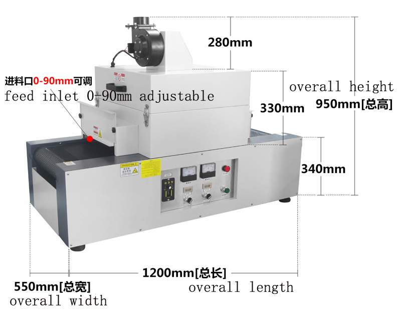 uv curing machine for offset paper