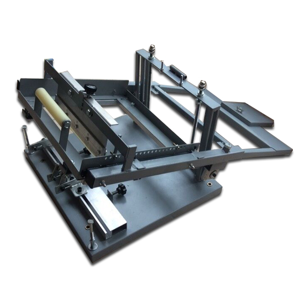 manual curve screen printing machine order from Spain customer