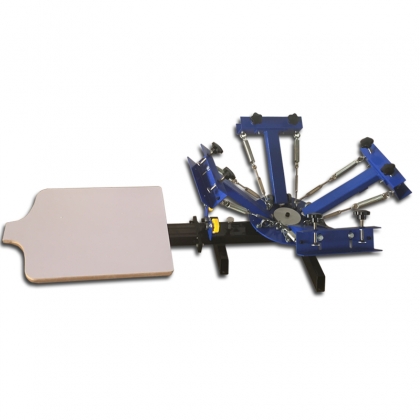 4 color silk screen printer for textile